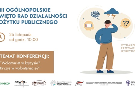 Konferencja "Wolontariat w kryzysie? Kryzys w Wolontariacie?"