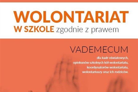Premiera publikacji "Wolontariat w szkole zgodnie z prawem" 