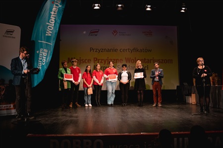 Sądeckie organizacje z certyfikatami Miejsce Przyjazne Wolontariuszom