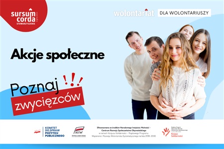 AKCJE SPOŁECZNE – Poznaj zwycięzców w woj. małopolskim! 