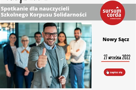 Bezpłatne szkolenie dla Nauczycieli Szkolnego Korpusu Solidarności