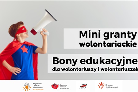 Katowice i okolice z szansami na wsparcie inicjatyw wolontariackich - bony i mini granty