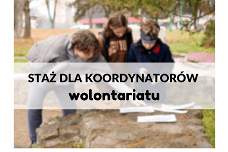 Staże dla koordynatorów i koordynatorek wolontariatu