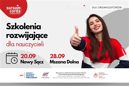 Szkolenie rozwijające dla nauczycieli - woj. małopolskie 