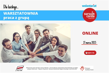 "WARSZTATOWNIA - praca z grupą"